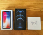 Box ONLY Apple Products 12 pro max, AirPods, iPhone x