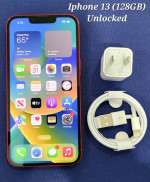 Red IPhone 13 Regular 128GB Unlocked Like-New