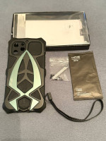 Aerospace Aluminum Black / Green Iphone 12 Pro Max Military Grade