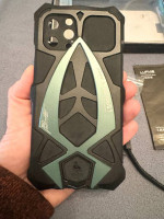 Aerospace Aluminum Black / Green Iphone 12 Pro Max Military Grade
