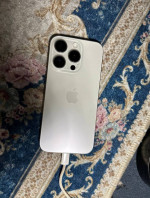 Apple iPhone 15 pro white titanium  128 T-Mobile