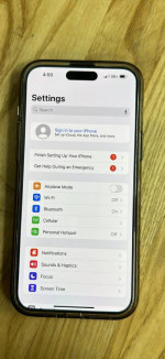 Unlocked iPhone 15 plus phone gray