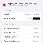 iPhone 15 Pro Max Unlocked 512GB Natural Titanium AppleCare+ Brand New