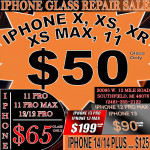 📱IPHONE BROKEN GLASS SCREEN REPAIR SALE🔨