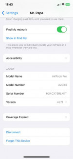 Apple AirPods Pro authentic apple headphones.