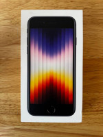 Apple iPhone SE 3rd (latest) Gen - Unlocked - 64 GB - Midnight
