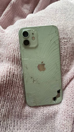 Green iPhone 12 - broken back - works great