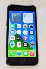NICE Jet Black APPLE  iPhone 7 T-Mobile Metro - NEW BATTERY - QUEENS PICK UP