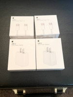 New Authentic 2 Apple USB-C 60W Charger / 2 USB-C 20W Adapter