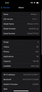 iPhone 13 Pro Graphite