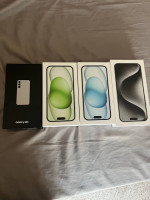 Brand new iphones and samsung