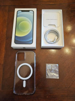 iphone 12 unlocked  verizon carrier 5GB no scratches screen protection