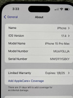 NEW IPHONE 15PRO MAX 256 UNLOCKED PAID MY PHONE