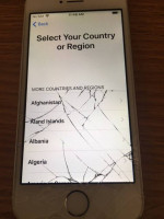 iPhone 5s, broken glass - for parts