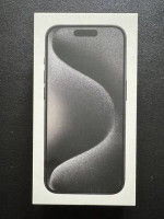 Unlocked, Brand New iPhone 15 Pro - Black Titanium, 128gb