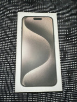 Brand New Sealed Unlocked Apple iPhone 15 Pro Max Natural 256g w/Applecare Plus