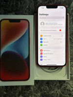 Practically new factory unlocked iPhone 14 128gb with Apple warranty