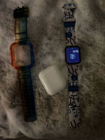 Brand new Apple watch SE & Airpods Gucci, Coach & Nike bands