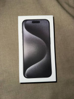 Apple iphone 15 pro 256gb black sealed box unlocked
