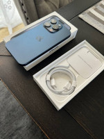 Factory Unlocke Apple iPhone 15 Pro 512gb Blue - Like New Condition!!!