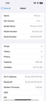 IPHONE 13 PRO 256GB GRAPHITE *$680 FIRM* *CASH ONLY PICK UP ONLY*