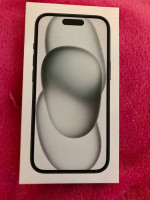 Apple iPhone 15, 128GB, Black, New in box