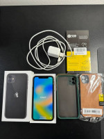 iPhone 11, 64GB, Black - Unlocked Like New Bundle Set