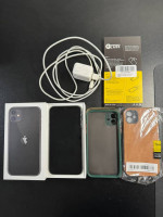 iPhone 11, 64GB, Black - Unlocked Like New Bundle Set