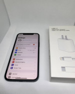 Unlocked Apple iPhone 12 Black 64GB + New 20W charger