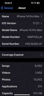 Apple iphone 14 pro max 512gb purple