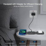 3 in 1 Nano Wireless Charger, 3 in1 Foldable Magnetic Charging Station