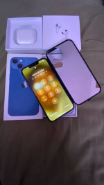 NUEVO IPHONE 13 128GB AZUL AT&T, APPLE AIRPODS 3RD GENERATION ORIGINALES NUEVOS