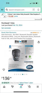 Klein high end bluetooth apple android mic