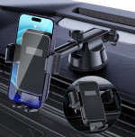 Car Phone Holder Mount, [Military-Grade Suction & Super Sturdy Base] 3