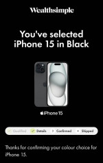Brand new iPhone 15 black unopened