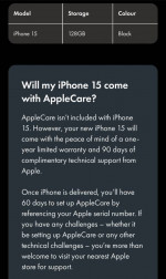 Brand new iPhone 15 black unopened