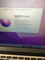 MacBook Pro 11 i5 4gb 128gb SSD 2015