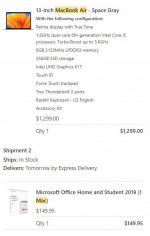 2020 MacBook Air - 13" - 256gb - Space Gray + MS Office Home Student