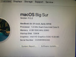 11” macbook air 1.4i5 4r 128sd / 2014