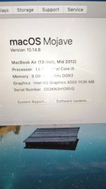 2012 13" Macbook Air