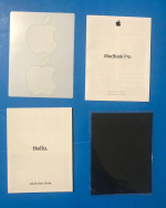 Used, Nice condition Apple MacBook Pro 2012 quick start guide packet
