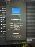 2018 13" MacBook Pro - i7 - Touch Bar - 16GB Ram - 1TB SSD - Silver