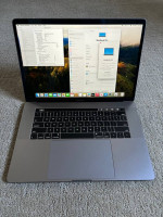 MacBook Pro 15” Touchbar running Sonoma