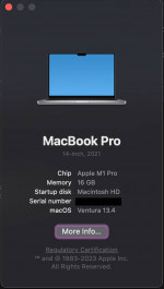 MacbookPro M1 Pro - 14"
