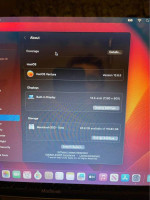 Macbook late 2008, macOS Ventura, 4GB, 120GB SSD, MS Office
