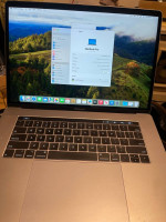 Apple MacBook Pro 15 Touchbar Intel Core i7 2.9GHz 16gb ram 256gb M.2PCIe SSD 20