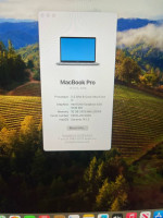 Apple MacBook Pro 15 Touchbar Intel Core i7 2.9GHz 16gb ram 256gb M.2PCIe SSD 20