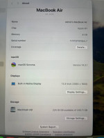 Apple MacBook Air MGN93LL/A 13.3" 8GB 256GB SSD Pristine!