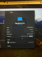 Apple Macbook Pro 13" (Space Grey) with one month AppleCare left