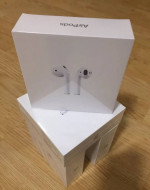 NEW IN BOX APPLE AIRPODS 2 + WARRANTY